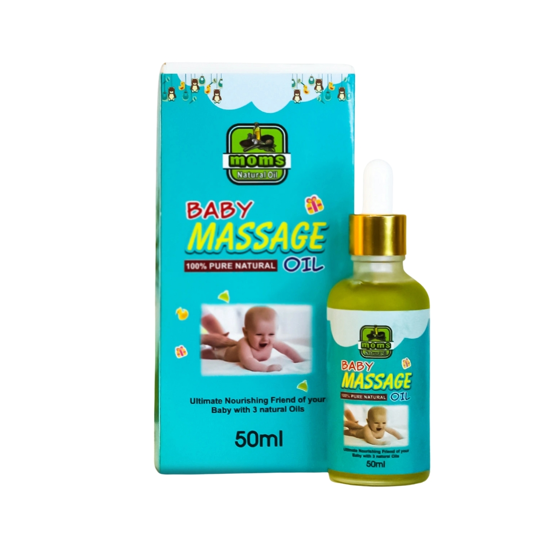 Moms Natural Oil – Baby Massage Oil 100% Pure Natural