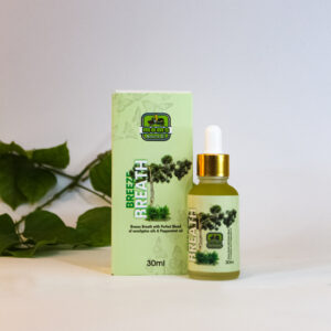 Moms Natural Oil Breeze Breath – Eucalyptus & Peppermint Essential Oil Blend (30ml)